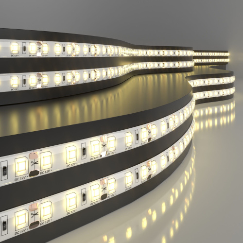 Светодиодная лента 12 В 9,6 Вт/м 120 Led/м 2835 IP65, теплый белый 3300K, 5 м Лента светодиодная 12V 9,6W 120Led 2835 IP65 теплый белый, 5м Светодиодная лента 12 В 9,6 Вт/м 120 Led/м 2835 IP65, теплый белый 3300K, 5 м Лента светодиодная 12V 9,6W 120Led 2835 IP65 теплый белый, 5м