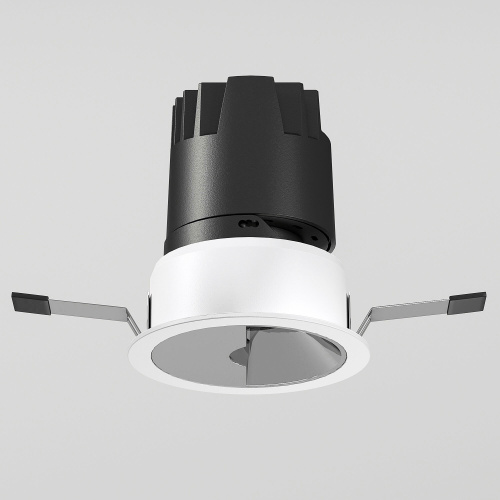Точечный светодиодный светильник 10W 4000K белый/хром 25090/LED фото 3