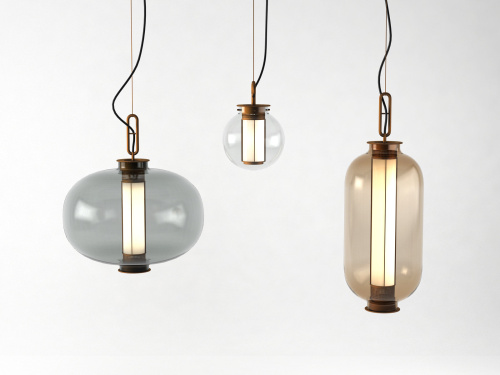 Подвесной светильник Bia B amber фото 3