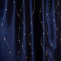Светодиодная гирлянда Feron CL591 занавес типа Роса 3*3м  + 3м 5000К USB, прозрачный шнур