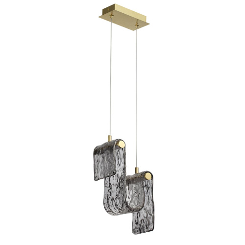 5106/11L L-VISION ODL26 549 брашинг/дымчатый металл/стекло Подвес LED x 11W 4000K FLOW 5106/11L L-VISION ODL26 549 брашинг/дымчатый металл/стекло Подвес LED x 11W 4000K FLOW