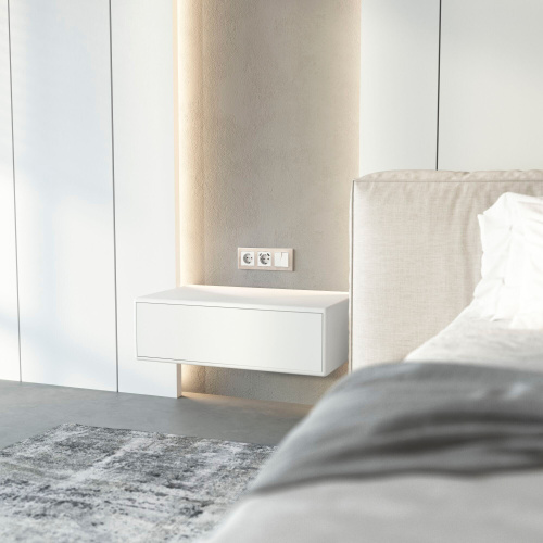 Накладка для розетки USB (Hammer белый) W1279501 фото 3