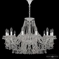 Люстра с хрустальными подвесками AL16309/12/300 WMN Bohemia Ivele Crystal (Богемия Ивеле Кристалл)