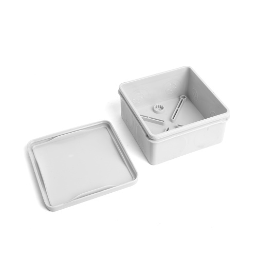 Коробка разветвительная 2х компонентная HF EBX40-38-67,  100*100*50мм, 8 вводов, IP67, серая (GE42455) фото 6