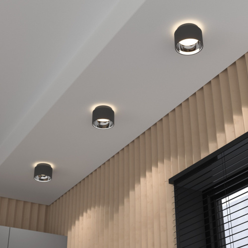 Накладной точечный светодиодный светильник 1069 GX53 GR Графит фото 6