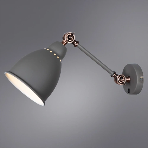 Бра Arte Lamp BRACCIO A2054AP-1GY фото 2