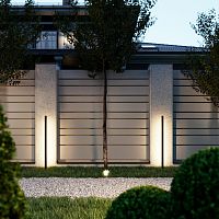 7036/16GL NATURE ODL25 677 черный/металл/акрил Уличный светильник IP65 LED 16W 3000K 120° AC90-265V PIFA