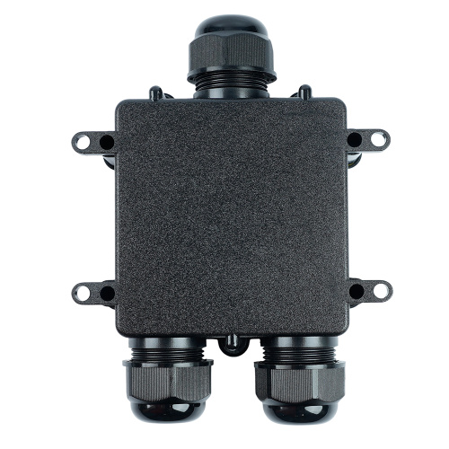 Распределительная коробка STEKKER LD551, количество вводов: 3, поликарбонат, нейлон, цвет черный, размер 130,1*80,5*35,3мм. фото 3