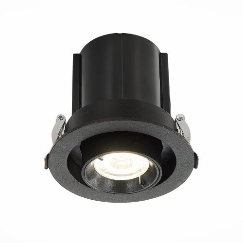 ST702.348.12 Св-к встр. Черный LED 1*12W 4000K 900Lm Ra80 24° IP20 D90xH92 180-240V Встраиваемые светильники фото 2