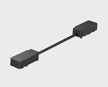 IT09-9027 black коннектор гибкий угловой