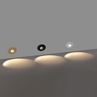 7165/3WL HIGHTECH ODL26 341 Подсветка лестницы  черный/металл IP20 LED 3W 2700K 220-240V ESCALA