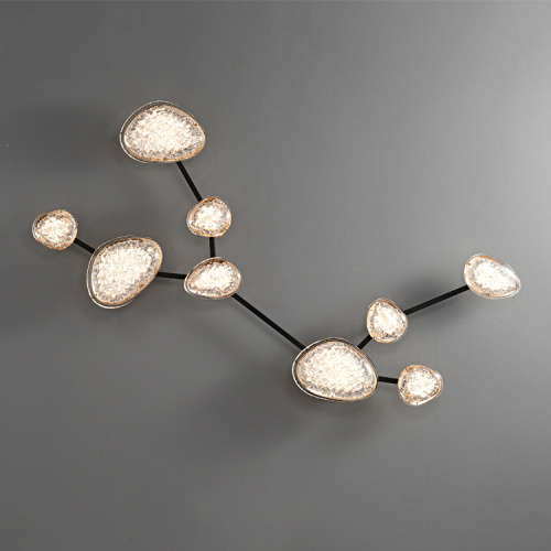 Настенный светильник 2309-Virgo matt black/french gold фото 2