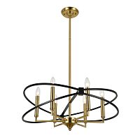 Подвесная люстра Indigo Trionfo V10020/6R Black V000487