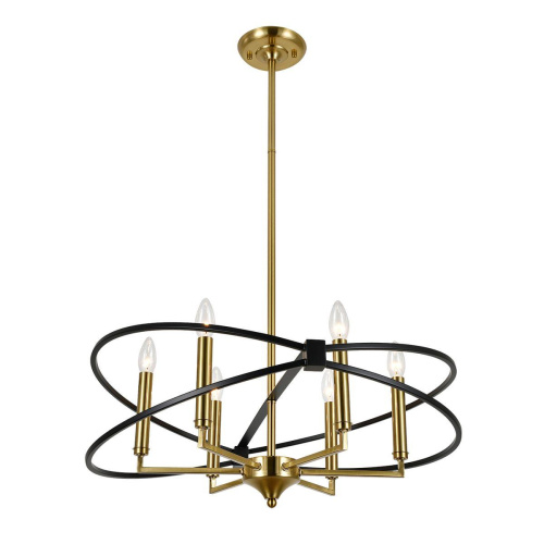 Подвесная люстра Indigo Trionfo V10020/6R Black V000487 Подвесная люстра Indigo Trionfo V10020/6R Black V000487