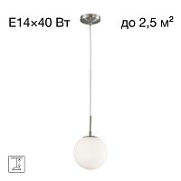 Citilux Томми CL102014 Подвесной светильник Матовый Хром