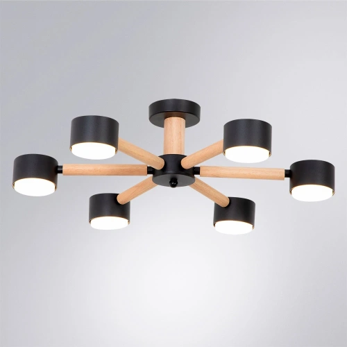 Потолочная люстра Arte Lamp TENDA A1624PL-6BK фото 2 Потолочная люстра Arte Lamp TENDA A1624PL-6BK фото 2