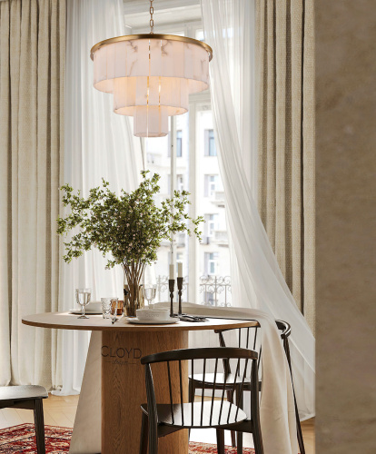 Люстра Cloyd HERCULANUM-B C9 / Ø60 см - алебастр - латунь (арт.11140) Люстра Cloyd HERCULANUM-B C9 / Ø60 см - алебастр - латунь (арт.11140)