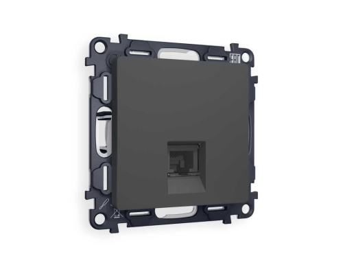 Комплект механизма компьютерной розетки AMBRELLA VOLT ALFA Графит мягкое касание RJ-45(8P8C) CAT6 с шторкой QUANT (AP9120, VM188) MA912010 Комплект механизма компьютерной розетки AMBRELLA VOLT ALFA Графит мягкое касание RJ-45(8P8C) CAT6 с шторкой QUANT (AP9120, VM188) MA912010