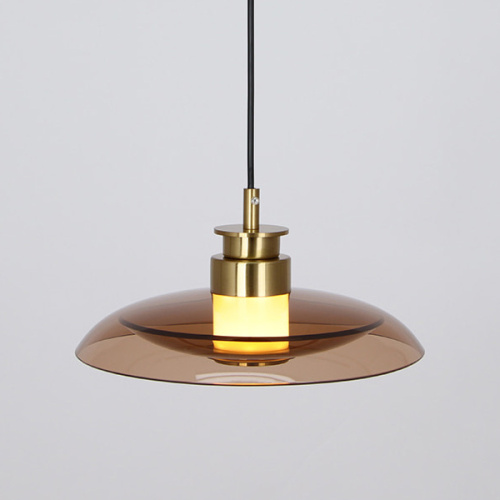 Подвесной светильник 8665P/L gold/amber фото 3