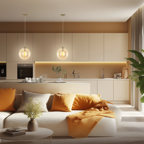 Citilux Томми CL102633 Светильник подвесной Янтарный фото 7 Citilux Томми CL102633 Светильник подвесной Янтарный фото 7
