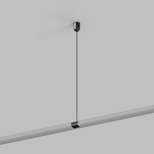 TR5537-BK Подвес для штанги серия Rod H200-1200мм, IP20, черный, сталь фото 3