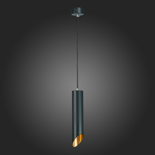 ST152.403.01 Светильник подвесной Черный GU10 1*50W  IP20 D60xH300 220V Без ламп Подвесные светильники фото 3