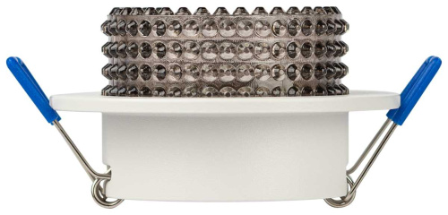 Светильник встраиваемый декоративный ЭРА DK109 WH/GR под лампу MR16 GU5.3 белый/серый Б0058414 фото 2