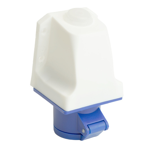 Розетка стационарная ST-113 16А 220В 2P+PE IP44, RST16-113-44, Stekker фото 2