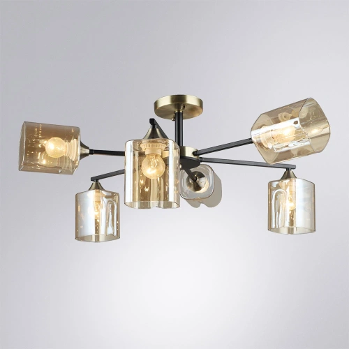 Потолочная люстра Arte Lamp MERCI A4185PL-6BK фото 2