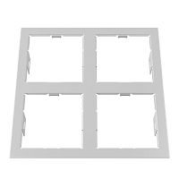 214546 Рамка DOMINO QUADRO 2х2 MR16 БЕЛЫЙ