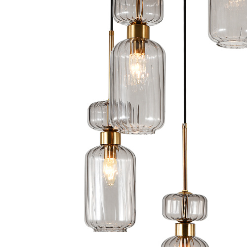 Подвесной светильник Escada 1141/5S E14*60W Smoke фото 3