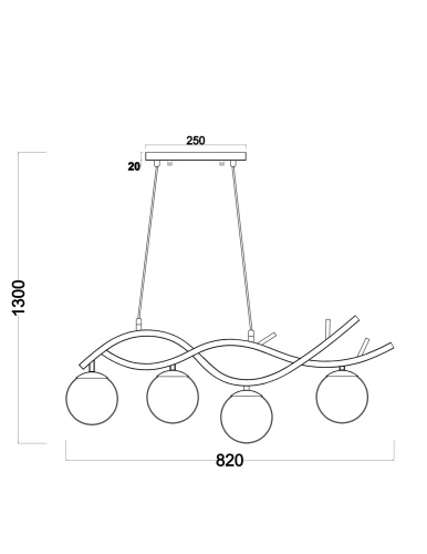 Подвесной светильник Freya FR8014PL-04BS фото 2 Подвесной светильник Freya FR8014PL-04BS фото 2