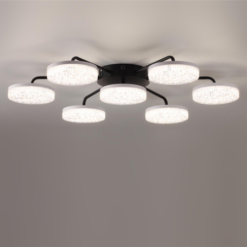 8236/7CL LEDIO LN25 000 черный, металл/акрил Люстра потолочная с ПДУ LED 90W 3000-6000К 220V DIDANA фото 9 8236/7CL LEDIO LN25 000 черный, металл/акрил Люстра потолочная с ПДУ LED 90W 3000-6000К 220V DIDANA фото 9