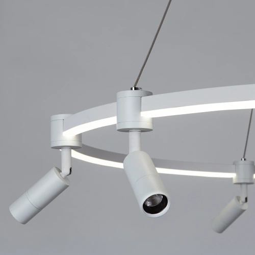 Подвесная люстра Arte Lamp RING A2186SP-1WH фото 3 Подвесная люстра Arte Lamp RING A2186SP-1WH фото 3