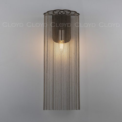 Бра Cloyd ONASSIS W1 / выс. 50 см - никель сатин (арт.20403) фото 6