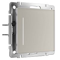 Умный сенсорный выключатель одноклавишный (дымчатый) W4513641