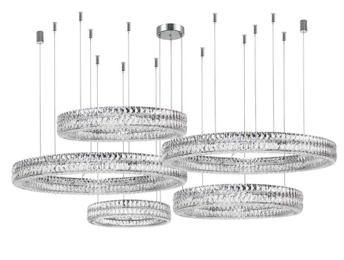 Горизонтальная композиция Newport 8550 из пяти колец хром №178 S8550_178CH Горизонтальная композиция Newport 8550 из пяти колец хром №178 S8550_178CH
