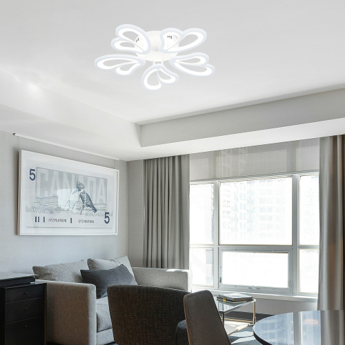 Потолочный светильник Escada 10229/5 LED*77W Matt White фото 5 Потолочный светильник Escada 10229/5 LED*77W Matt White фото 5
