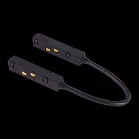 ST006.449.00.1 Коннектор питания угловой для магнитного шинопровода  ST-Luce Черный SKYLINE 48