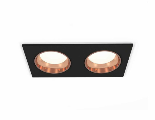 Комплект встраиваемого светильника Ambrella light Techno Spot XC6526005 SBK/PPG черный песок/золото розовое полированное (C6526, N6114) фото 3