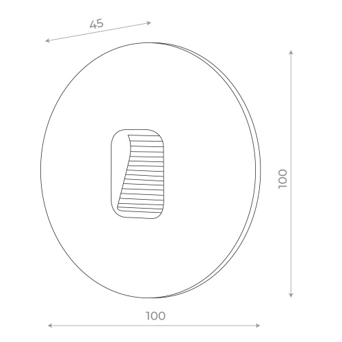 SL9501.541.01 Светильник уличный настенный ST-Luce Белый LED 1*1W 4000K VISANO фото 2