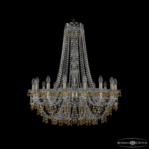 Люстра хрустальная 1410/16/300/h-95 Pa V1003 Bohemia Ivele Crystal (Богемия Ивеле Кристалл)