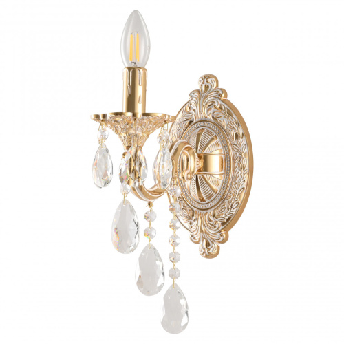 Бра с хрустальными подвесками AL7801B10/1/175 B GW Bohemia Ivele Crystal (Богемия Ивеле Кристалл)