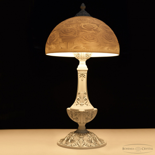 Настольная лампа с косятным фарфором AL78100L/30 WMN Rose Bohemia Ivele Crystal (Богемия Ивеле Кристалл) фото 3 Настольная лампа с косятным фарфором AL78100L/30 WMN Rose Bohemia Ivele Crystal (Богемия Ивеле Кристалл) фото 3