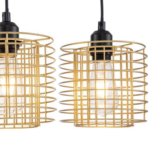 Подвесной светильник Escada 10190/3S E27*40W Gold фото 3 Подвесной светильник Escada 10190/3S E27*40W Gold фото 3