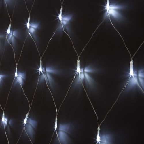 Новогодняя гирлянда сеть белый 1,5*1,5м IP20 300-001 белый фото 4 Новогодняя гирлянда сеть белый 1,5*1,5м IP20 300-001 белый фото 4