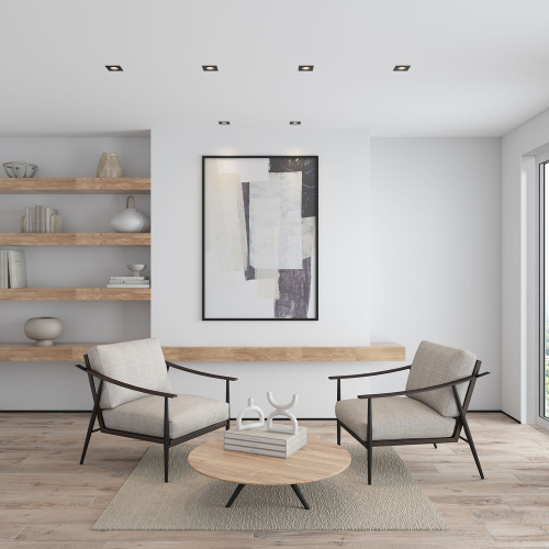 DK3071-BK Встраиваемый светильник, IP 20, 10 Вт, GU5.3, LED, черный/черный, пластик фото 6