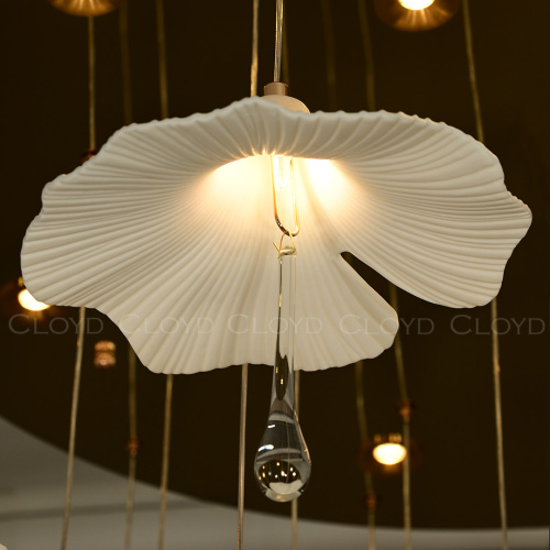 Люстра Cloyd SHANGRILA C33 / выс. 120 см - керамика - золото (арт.11334) фото 8 Люстра Cloyd SHANGRILA C33 / выс. 120 см - керамика - золото (арт.11334) фото 8