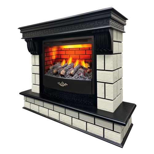 Электрокамин RealFlame Castle 25,5 DN орех с очагом 3D Firestar 25,5 фото 2 Электрокамин RealFlame Castle 25,5 DN орех с очагом 3D Firestar 25,5 фото 2
