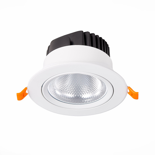 ST211.538.15.36 Св-к встр. Белый LED 1*15W 3000K 1 125Lm Ra80 36° IP20 D109xH65 220-240V Встраиваемые светильники фото 7